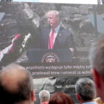 06.07.2017 Warszawa. Prezydent Donald Trump na Placu Krasińskich. / Włodzimierz Batóg / Radio Kielce