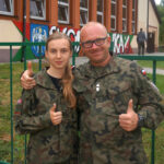 07.08.2017 Słomniki. Poranny apel Kadrówki. / Katarzyna Prędotka - Radio Kielce / Kadrówka przygotowuje się do wymarszu ze Słomnik w kierunku Miechowa.