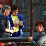 30.08.2017 Kielce. Stacja: wakacje!! Wspólne czytanie "Wesela" Stanisława Wyspiańskiego w ogródku letnim Radio Kielce / Bartosz Koziej - Radio Kielce / Wspólne czytanie "Wesela" Stanisława Wyspańskiego