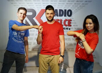 09.08.2017 Kielce. Pokolenie M. / Bartłomiej Zapała - Radio Kielce / Marcin Różyc, Dominik Konapacki, Monika Miller