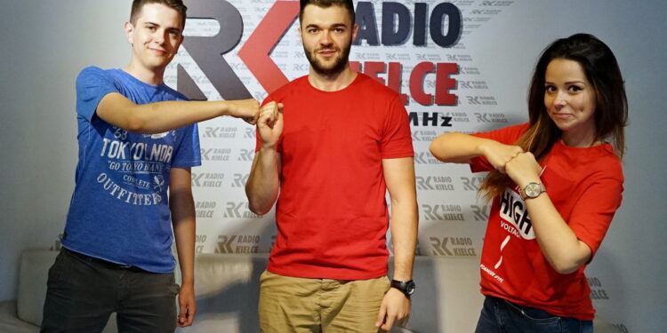 09.08.2017 Kielce. Pokolenie M. / Bartłomiej Zapała - Radio Kielce / Marcin Różyc, Dominik Konapacki, Monika Miller