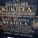 01.08.2017 Jędrzejów. Upamiętnienie sanitariuszki Powstania Warszawskiego Zofii Kukieły / Ewa Pociejowska - Gawęda / Grób Zofii Kukieły z domu Winiarskiej – Popper na Cmentarzu Świętej Trójcy w Jędrzejowie