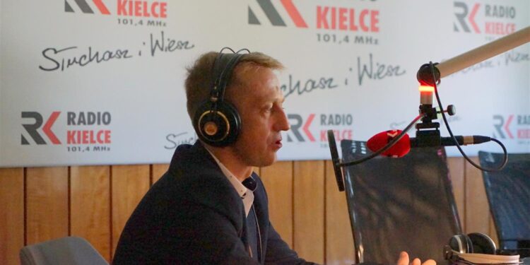 08.06.2017 Radio Kielce. Dyżur Ekspertów z ZUS-u. Paweł Szkalej. / Bartosz Koziej / Radio Kielce