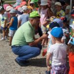 03.08.2017 Daleszyce. „Miejska Plaża”. Dariusz Meresiński, burmistrz Miasta i Gminy Daleszyce / Marcin Różyc - Radio Kielce / Daleszyce. „Miejska Plaża”. Dariusz Meresiński, burmistrz Miasta i Gminy Daleszyce