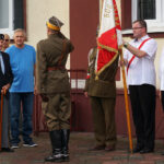 Marsz Szlakiem I Kompanii Kadrowej - uroczystości przed Starostwem Powiatowym w Jędrzejowie / Michał Kita - Radio Kielce