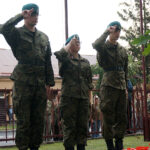 Marsz Szlakiem I Kompanii Kadrowej - uroczyste złożenie kwiatów przy Dębie Niepodległości w Jędrzejowie / Michał Kita - Radio Kielce