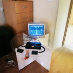 02.08.2017 Kielce. Stare gry i stare komputery w Muzeum Zabawy i Zabawek. / Katarzyna Prędotka -Radio Kielce / Stare gry na starych komputerach