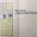 Wizualizacja Centrum Zdrowia Psychicznego / Świętokrzyskim Centrum Profilaktyki i Edukacji / Rzut planowanego budynku