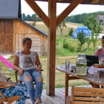 03.08.2017 Ciemiętniki. Letni Raport Dnia. Gospodarstwo eko-agroturystyczne "Danielówka". / Grzegorz Jamka - Radio Kielce / Ewa i Ewelina Barczyńskie oraz Robert Szumielewicz