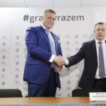 31.08.2017 Kielce. Prezentacja nowego sponsora tytularnego Vive - PGE. Bertus Servaas i Henryk Baranowski / Jarosław Kubalski - Radio Kielce / 31.08.2017 Kielce. Prezentacja nowego sponsora tytularnego Vive - PGE. Bertus Servaas i Henryk Baranowski