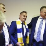 31.08.2017 Kielce. Prezentacja nowego sponsora tytularnego Vive - PGE. Dariusz Kozak. Bertus Servaas / Jarosław Kubalski - Radio Kielce / 31.08.2017 Kielce. Prezentacja nowego sponsora tytularnego Vive - PGE. Dariusz Kozak. Bertus Servaas