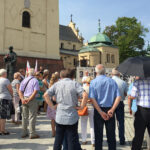 Kielce. Otwarcie wystawy poświęconej życiu i męczeństwu bł. ks. Jerzego Popiełuszki (10.08.2017) / Ryszard Koziej - Radio Kielce / Radio Kielce