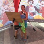 Stacja: wakacje! Szydłów / Piotr Michalski - Radio Kielce / 17.08.2017. Szydłów. Audycja RK Stacja: wakacje!