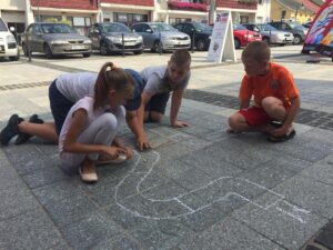 Stacja: wakacje! Szydłów / Piotr Michalski - Radio Kielce / 17.08.2017. Szydłów. Audycja RK Stacja: wakacje!