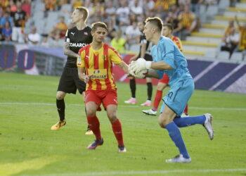 31.07.2017 Kielce. Mecz LOTTO Ekstraklasy Korona Kielce -  Cracovia Kraków. / Jarosław Kubalski - Radio Kielce / Kielce. Mecz LOTTO Ekstraklasy Korona Kielce -  Cracovia Kraków. Maciej Górski