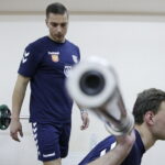 02.08.2017 Kielce. Kieleccy siatkarze rozpoczęli przygotowania do sezonu. / Jarosław Kubalski - Radio Kielce / Trening kieleckich siatkarzy.