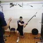 02.08.2017 Kielce. Kieleccy siatkarze rozpoczęli przygotowania do sezonu. / Jarosław Kubalski - Radio Kielce / Trening kieleckich siatkarzy.