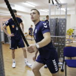 02.08.2017 Kielce. Kieleccy siatkarze rozpoczęli przygotowania do sezonu. / Jarosław Kubalski - Radio Kielce / Trening kieleckich siatkarzy.