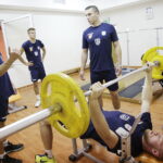 02.08.2017 Kielce. Kieleccy siatkarze rozpoczęli przygotowania do sezonu. / Jarosław Kubalski - Radio Kielce / Trening kieleckich siatkarzy.