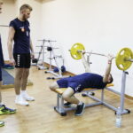 02.08.2017 Kielce. Kieleccy siatkarze rozpoczęli przygotowania do sezonu. / Jarosław Kubalski - Radio Kielce / Trening kieleckich siatkarzy.