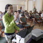 03.08.2017 Kielce. Przedstawienie koncepcji architektonicznej nowej siedziby teatru "Kubuś". Architekt Anita Staszewska - Furmanek. / Jarosław Kubalski - Radio Kielce / Koncepcja architektoniczna nowej siedziby teatru "Kubuś"