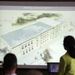 03.08.2017 Kielce. Przedstawienie koncepcji architektonicznej nowej siedziby teatru "Kubuś". / Jarosław Kubalski - Radio Kielce / Koncepcja architektoniczna nowej siedziby teatru "Kubuś"