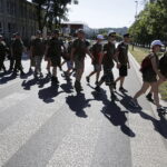 05.08.2017 Kraków. Uroczystości inaugurujące Marsz Szlakiem Pierwszej Kompanii Kadrowej. / Jarosław Kubalski - Radio Kielce / Kraków. Uroczystości inaugurujące Marsz Szlakiem Pierwszej Kompanii Kadrowej.