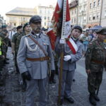 05.08.2017 Kraków. Uroczystości inaugurujące Marsz Szlakiem Pierwszej Kompanii Kadrowej. Lekcja śpiewania pieśni legionowych. / Jarosław Kubalski - Radio Kielce / Kraków. Uroczystości inaugurujące Marsz Szlakiem