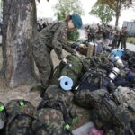 06.08.2017 Kraków. Uczestnicy Marszu Szlakiem Pierwszej Kompanii Kadrowej wyruszyli z Krakowa do Kielc. / Jarosław Kubalski - Radio Kielce / Marsz Szlakiem Pierwszej Kompanii Kadrowej wyruszył z Krakowa do Kielc