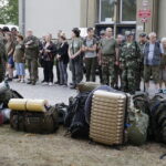 06.08.2017 Kraków. Uczestnicy Marszu Szlakiem Pierwszej Kompanii Kadrowej wyruszyli z Krakowa do Kielc. / Jarosław Kubalski - Radio Kielce / Marsz Szlakiem Pierwszej Kompanii Kadrowej wyruszył z Krakowa do Kielc