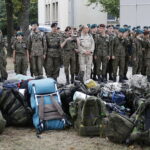06.08.2017 Kraków. Uczestnicy Marszu Szlakiem Pierwszej Kompanii Kadrowej wyruszyli z Krakowa do Kielc. / Jarosław Kubalski - Radio Kielce / Marsz Szlakiem Pierwszej Kompanii Kadrowej wyruszył z Krakowa do Kielc