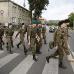 06.08.2017 Kraków. Uczestnicy Marszu Szlakiem Pierwszej Kompanii Kadrowej wyruszyli z Krakowa do Kielc. / Jarosław Kubalski - Radio Kielce / Marsz Szlakiem Pierwszej Kompanii Kadrowej wyruszył z Krakowa do Kielc
