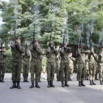 06.08.2017 Kraków. Uczestnicy Marszu Szlakiem Pierwszej Kompanii Kadrowej wyruszyli z Krakowa do Kielc. Apel na Oleandrach. / Jarosław Kubalski - Radio Kielce / Marsz Szlakiem Pierwszej Kompanii Kadrowej wyruszył z Krakowa do Kielc