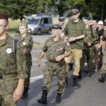06.08.2017 Kraków. Uczestnicy Marszu Szlakiem Pierwszej Kompanii Kadrowej wyruszyli z Krakowa do Kielc. / Jarosław Kubalski - Radio Kielce / Marsz Szlakiem Pierwszej Kompanii Kadrowej wyruszył z Krakowa do Kielc