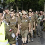 06.08.2017 Kraków. Uczestnicy Marszu Szlakiem Pierwszej Kompanii Kadrowej wyruszyli z Krakowa do Kielc. / Jarosław Kubalski - Radio Kielce / Marsz Szlakiem Pierwszej Kompanii Kadrowej wyruszył z Krakowa do Kielc