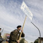 06.08.2017 Kraków. Uczestnicy Marszu Szlakiem Pierwszej Kompanii Kadrowej wyruszyli z Krakowa do Kielc. / Jarosław Kubalski - Radio Kielce / Marsz Szlakiem Pierwszej Kompanii Kadrowej wyruszył z Krakowa do Kielc