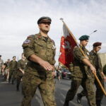 06.08.2017 Kraków. Uczestnicy Marszu Szlakiem Pierwszej Kompanii Kadrowej wyruszyli z Krakowa do Kielc. / Jarosław Kubalski - Radio Kielce / Marsz Szlakiem Pierwszej Kompanii Kadrowej wyruszył z Krakowa do Kielc