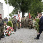 06.08.2017 Michałowice. Marsz Szlakiem I Kompanii Kadrowej. Uroczystości pod pomnikiem upamiętniającym  obalenie słupów granicznych państw zaborczych. / Jarosław Kubalski - Radio Kielce / Marsz Szlakiem Pierwszej Kompanii Kadrowej wyruszył z Krakowa do Kielc