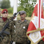 06.08.2017 Michałowice. Marsz Szlakiem I Kompanii Kadrowej. Uroczystości pod pomnikiem upamiętniającym  obalenie słupów granicznych państw zaborczych. / Jarosław Kubalski - Radio Kielce / Marsz Szlakiem Pierwszej Kompanii Kadrowej wyruszył z Krakowa do Kielc