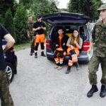 06.08.2017 Zaborze. Marsz Szlakiem Pierwszej Kompanii Kadrowej. / Jarosław Kubalski - Radio Kielce / Kadrówka na trasie do Słomnik