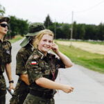 06.08.2017 Zaborze. Marsz Szlakiem Pierwszej Kompanii Kadrowej. / Jarosław Kubalski - Radio Kielce / Kadrówka na trasie do Słomnik