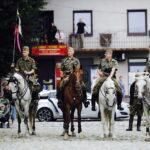 06.08.2017 Słomniki. Marsz Szlakiem Pierwszej Kompanii Kadrowej. / Jarosław Kubalski - Radio Kielce / Kadrówka weszła do Słomnik