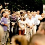 06.08.2017 Słomniki. Marsz Szlakiem Pierwszej Kompanii Kadrowej. / Jarosław Kubalski - Radio Kielce / Kadrówka weszła do Słomnik