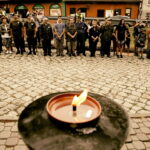 06.08.2017 Słomniki. Marsz Szlakiem Pierwszej Kompanii Kadrowej. / Jarosław Kubalski - Radio Kielce / Kadrówka weszła do Słomnik