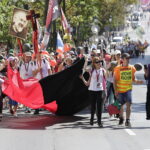 08.08.2017 Kielce. Piesza pielgrzymka diecezji kieleckiej na Jasną Górę wkracza do Kielc. / Jarosław Kubalski - Radio Kielce / Pielgrzymka wkracza do Kielc.