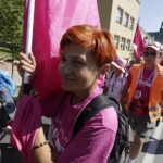 08.08.2017 Kielce. Piesza pielgrzymka diecezji kieleckiej na Jasną Górę wkracza do Kielc. / Jarosław Kubalski - Radio Kielce / Pielgrzymka wkracza do Kielc.