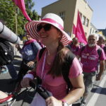 08.08.2017 Kielce. Piesza pielgrzymka diecezji kieleckiej na Jasną Górę wkracza do Kielc. / Jarosław Kubalski - Radio Kielce / Pielgrzymka wkracza do Kielc.