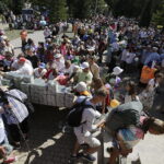 08.08.2017 Kielce. Piesza pielgrzymka diecezji kieleckiej na Jasną Górę wkracza do Kielc. / Jarosław Kubalski - Radio Kielce / Pielgrzymka wkracza do Kielc.