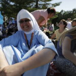 08.08.2017 Kielce. Piesza pielgrzymka diecezji kieleckiej na Jasną Górę wkracza do Kielc. / Jarosław Kubalski - Radio Kielce / Pielgrzymka wkracza do Kielc.