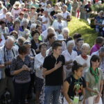 08.08.2017 Kielce. Piesza pielgrzymka diecezji kieleckiej na Jasną Górę wkracza do Kielc. / Jarosław Kubalski - Radio Kielce / Pielgrzymka wkracza do Kielc.